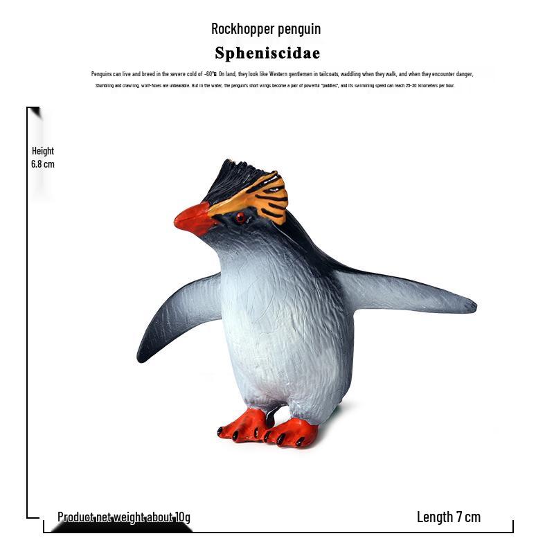 Набор игрушек-моделей морских животных «Императорский пингвин» для детей