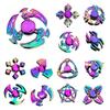 Dragon Wings Hand Spinner Low Noise High Speed Metal Rainbow Finger Spinner Alloy Anti Pressure Fingertip Gyro Children Toys