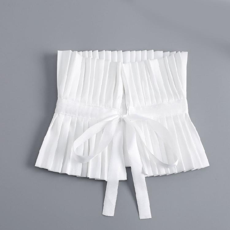 Модный отложной воротник-стойка, съемный многослойный готический воротник европейского дизайна для платьев, блузок, легко завязывается