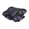 Owltech Laptop Cooler Compatible with Up To 17 Inches Equipped with 6 Fans RGB Illumination Compatible LCD Display Smartphone Stand OWL-GNC-RGB2