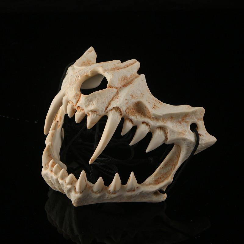 Japanese Anime Dragon Tiger Monster Resin Mask Halloween Cosplay Party Costume