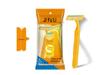 Two-Layer Disposable Hotel Razor: Clog-Free, Quick & Convenient for Business Trips