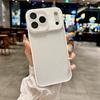 Роскошный противоударный матовый чехол для телефона iPhone 17 15 14 13 12 11 Pro Max Plus с защитой линз Air Glass Funda Coque