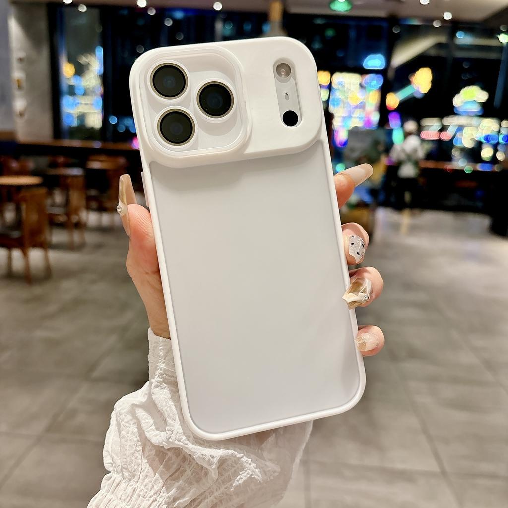 Роскошный противоударный матовый чехол для телефона iPhone 17 15 14 13 12 11 Pro Max Plus с защитой линз Air Glass Funda Coque
