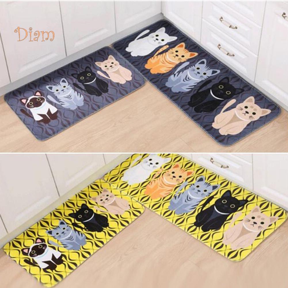 NO.HS Животное Кот Печатный Ванная Кухня Ковер Коврик Коврик Противоскользящий Коврик Другое Домашнее хозяйство