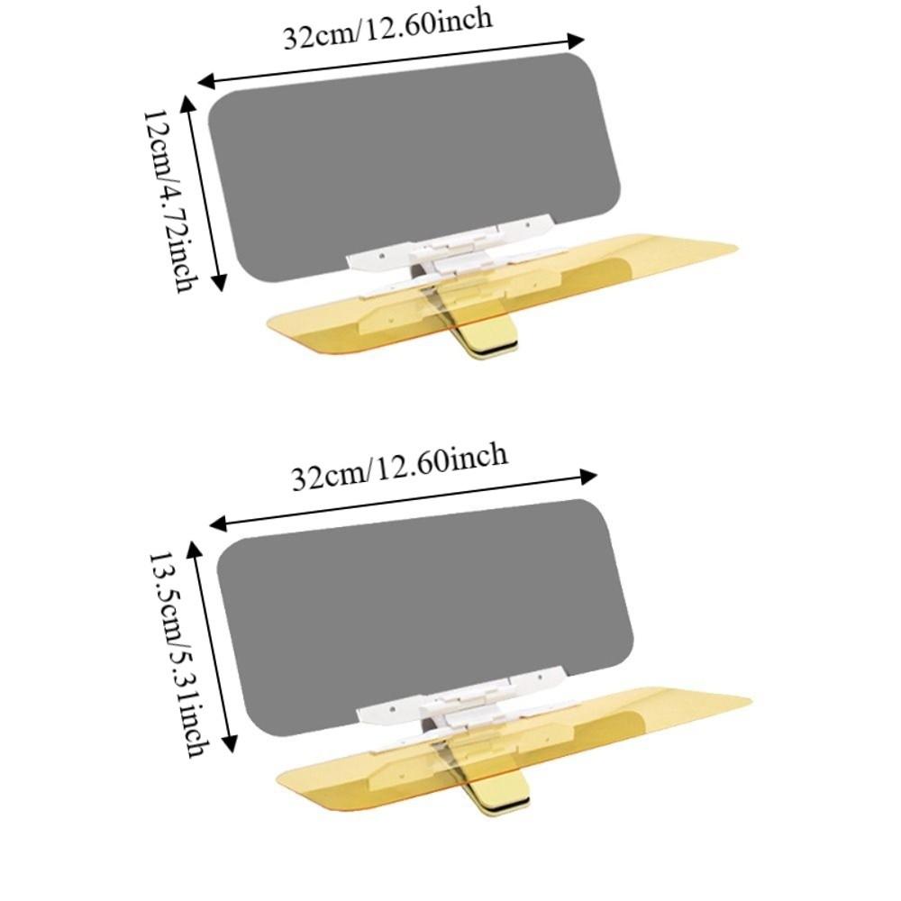 High-Transparent Anti Glare Sunshades Adjustable Night Driving Shield Eye Protection