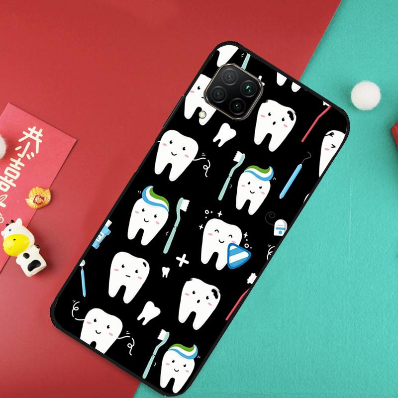 Стоматолог Зубной Зубы Зубной Доктор Для Huawei Nova 7i 8i 11i 12i Y73 Y72 Y61 Y91 Y90 Y70 Y60 9 10 SE 11 Pro P30 P40 Lite Чехол