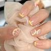 Refreshing Yellow Lemon Nail Tips [24tips]