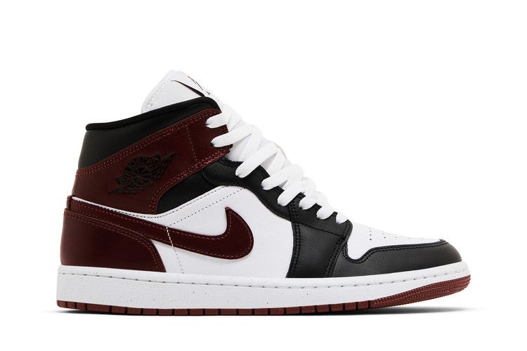 Мужские кроссовки Nike Jordan 1 Mid SE Dark Pony White/Black/Dark Pony
