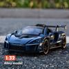 1/32 Модель автомобиля McLaren Senna из сплава Diecasts Металлические игрушечные транспортные средства Модель Симуляция Звук и Свет Коллекция Подарки на День Рождения для Детей