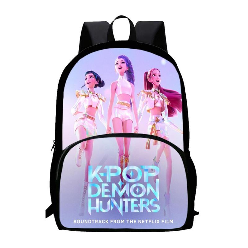 K-Pop Inspired Demon Hunter Themed Large Capacity Backpack School Travel Unisex Oxford Fabric Daypack