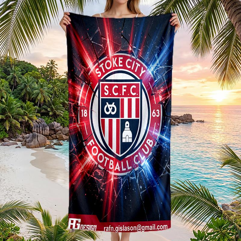 Southampton Football Beach Towel Soft Microfiber Summer Towel Quick Dry Absorbent Towel for Beach Swimming Pool Travel
