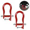 2x Car Tow Hooks Compatible with Silverado 1500 07-18 Red Parts