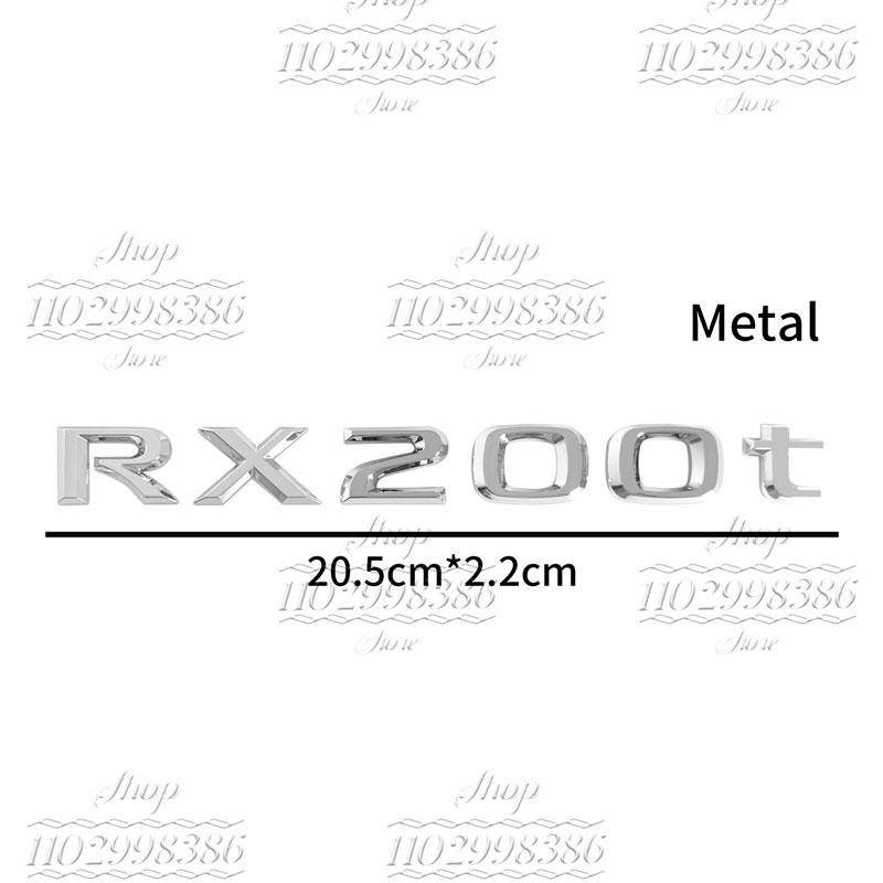 QMV5 Suitable for RX300, RX350, RX500h, RX450h, RX270, RX200t Lexus tail emblem decorative metal letter stickers