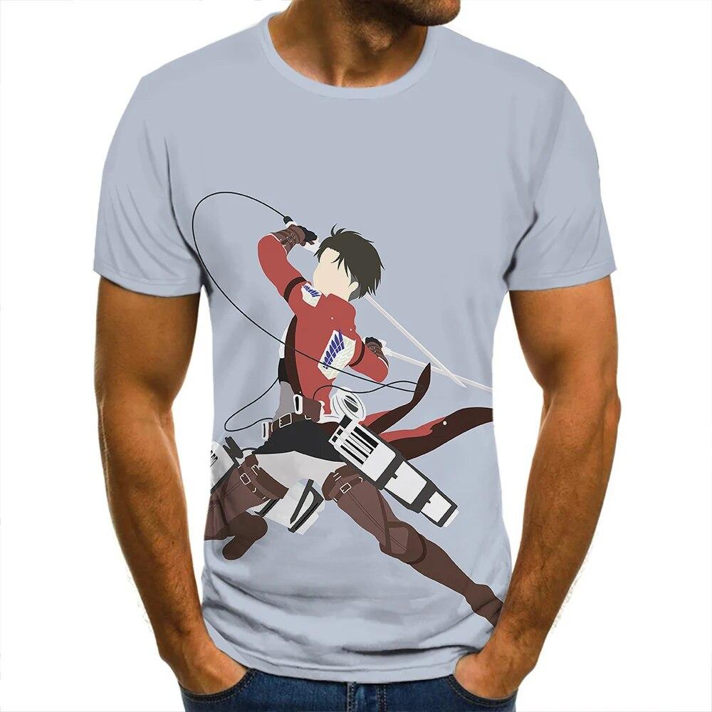 3D футболка «Атака Титанов», одежда солдата для мужчин, женщин, детей, крутые футболки с короткими рукавами, модные повседневные летние уличные одежды для мальчиков и детей