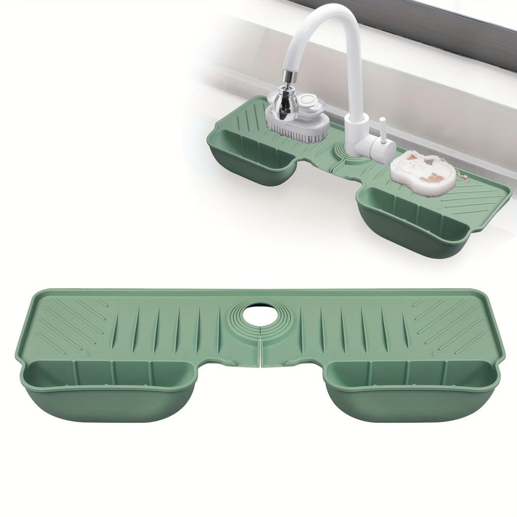 Kitchen Faucet Absorbent Mat Sink Splash Guard Silicone Drainage Drying Pad Countertop Protections Home Kitchen Accessories 2024