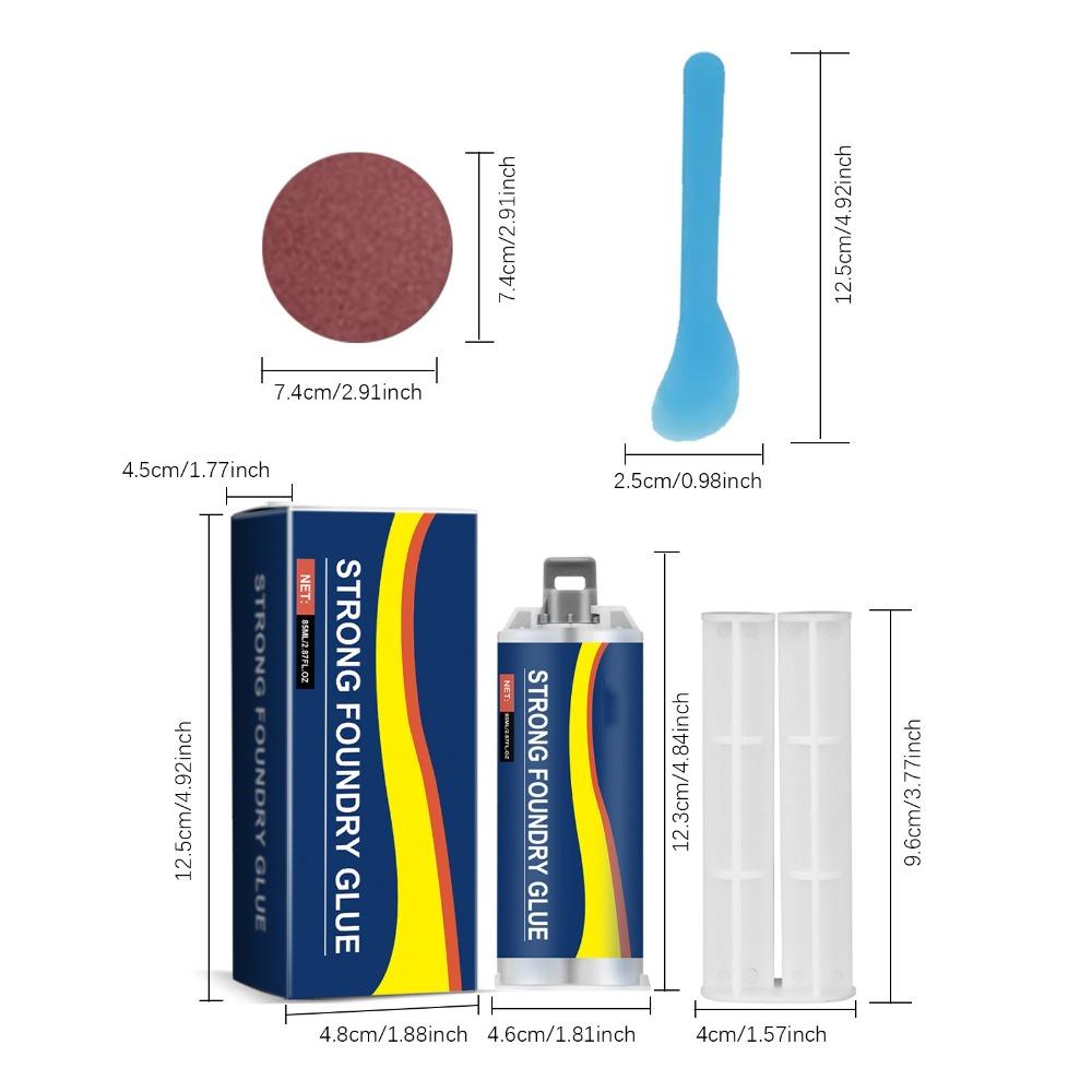 Водостойкий Прочный Литейный Клей для Литья Улучшенный Клей для Ремонта Металла Термостойкий Клей для Ремонта Литья