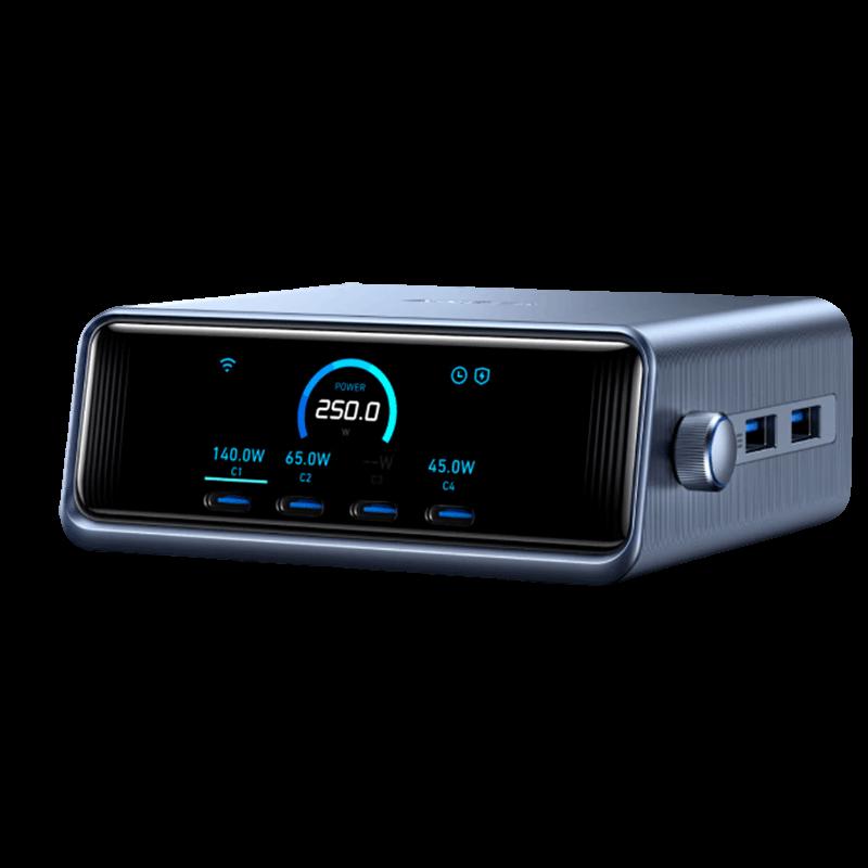Настольное зарядное устройство Anker 250 Вт GaN с 6 портами Pro
