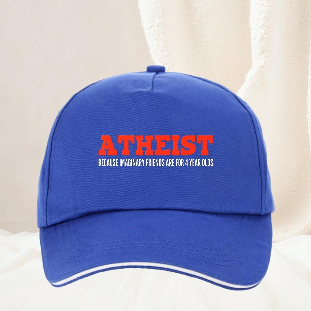 Unisexs Fun Atheist hat Bold Atheist Because Fantasy Friends Are Just Toys for YearOlds Slogan Baseball Cap New Summer