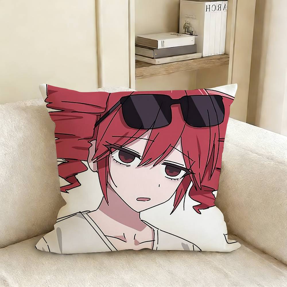 Cute Girl K-Kasane T-Teto Various Sizes Square Pillow Case For Car Home Bedchamber Decor