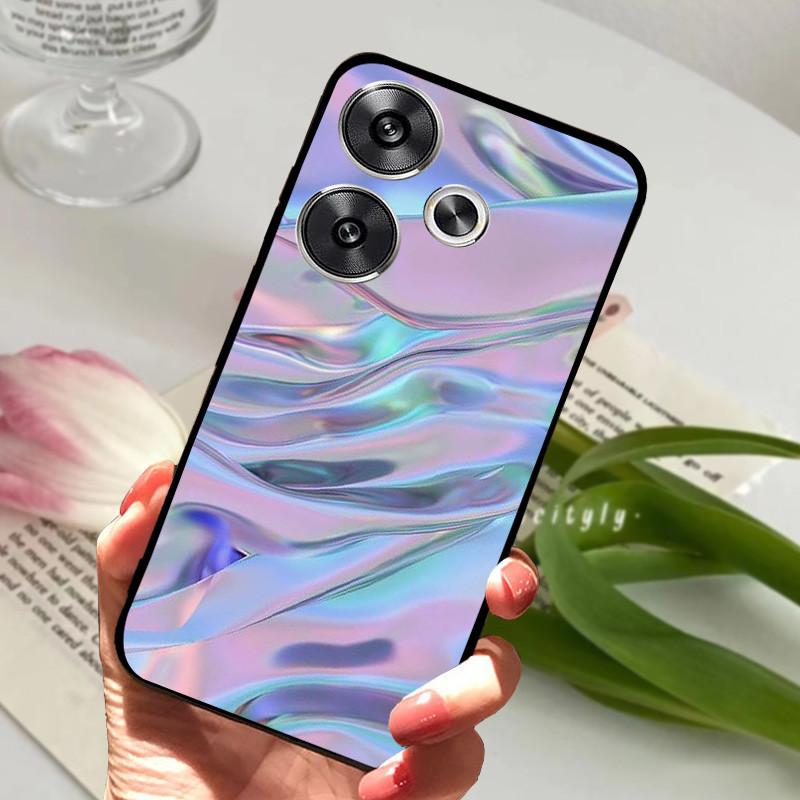 Чехол для POCO F6 Pro 5G Чехол POCOF6 Ударопрочный Мягкий ТПУ Силиконовый Чехол для Телефона Для Xiaomi POCO F6 Pro Capa F 6 Мультяшный Матовый Бампер