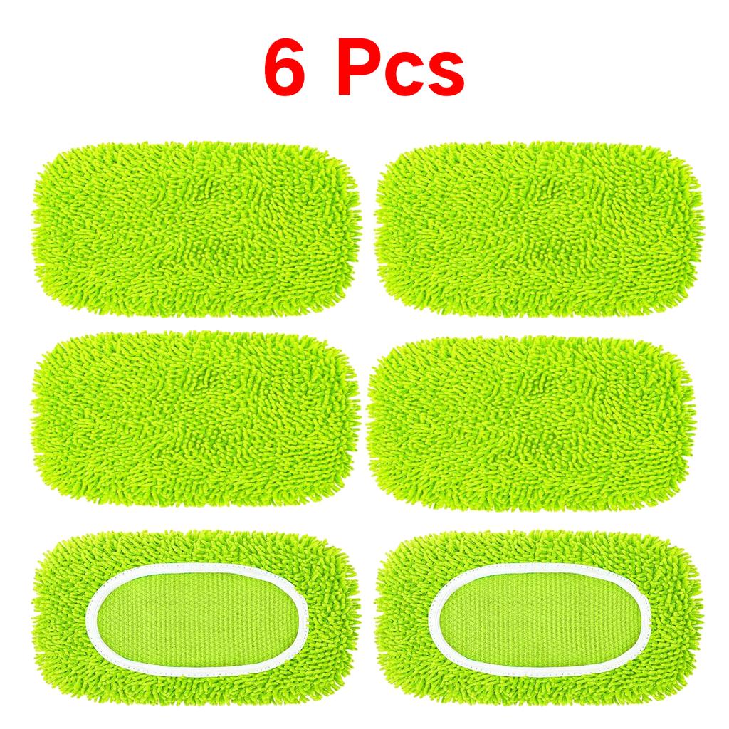 Reusable Mop Pads with High Water Absorption and Ultra-fine Fiber Cleaning Pads That Can Firmly Adhere To Most Standard Mops