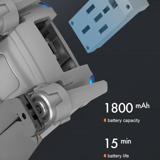 Дрон с дистанционным управлением, с 4K двойными камерами, оптическим позиционированием, безголовым режимом, для детей, взрослых, начинающих, складной, 2,4 ГГц, радиоуправляемый квадрокоптер, игрушка