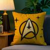 S-Star T-Trek Ship Movie Pillow Case Plush Fabric Soft Double Sided Print Sofa Cushion Cover Throw Pillow Covers