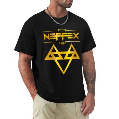 Футболка neffex винтажный принт с круглым вырезом