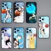 Чехол для телефона Bilibili Anime Kuroko Basketball для iPhone Mini 11 12 13 14 15 Pro XS Max X Plus SE XR, черный мягкий чехол