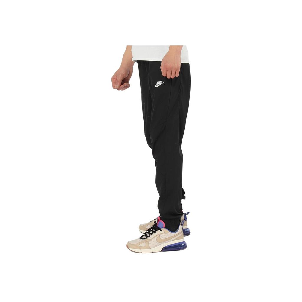 Nike Спортивная одежда Твердые тканые джоггеры Мужские штаны Черные 928001-010