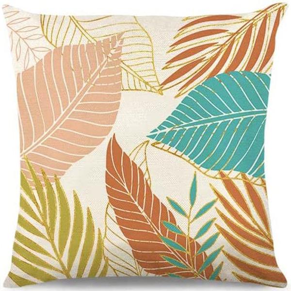 Summer Hot Style Ocean Style Pillow Beach Shell Pattern Blue Pillow Case Home Sofa Pillow Case Cushion Cover