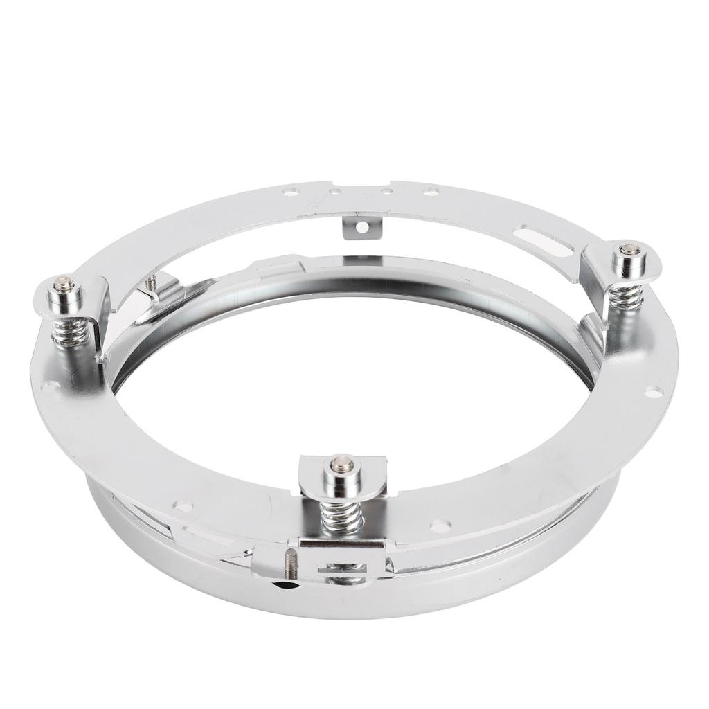 Кронштейн для крепления фары, круглый держатель для передней фары, крепежная основа 7 дюймов, подходит для Jeep Wrangler JKSilver