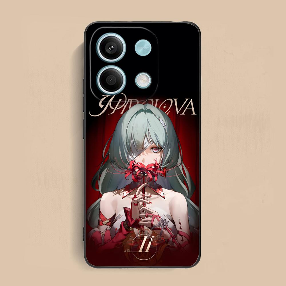 Чехол для мобильного телефона Wuthering Waves Phrolova Матовый ТПУ для Xiaomi Redmi Note 14 13 12 11 S Pro Plus 4G 5G Цветная Печать