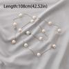 Skirt Pearl Waist Chain Women's Elegant Pearl Belt Dress Waist Chain Ladies Decorative Jewelry