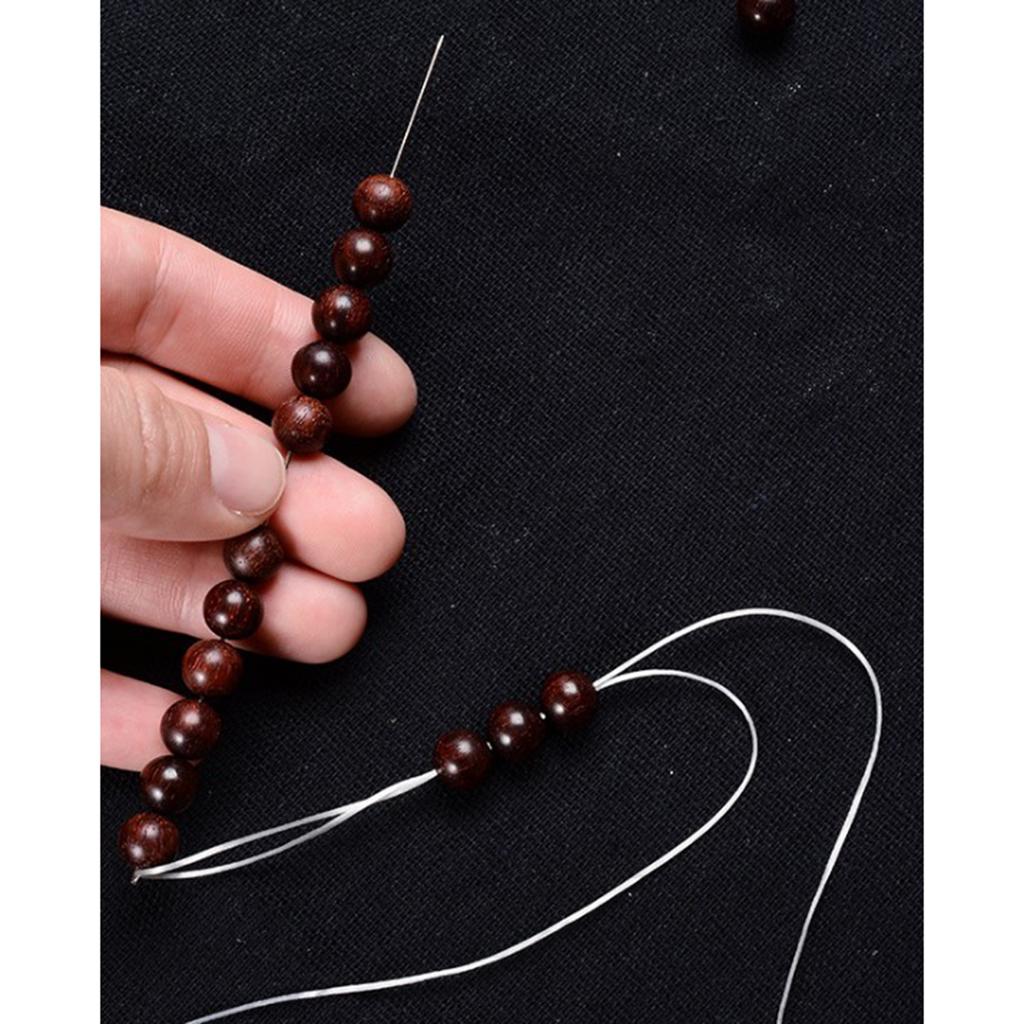 30Pcs Beading Needles, Seed Beads Needles Embroidery Big Eye Collapsible Set for Jewelry Making