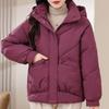 XL-8XL свободная верхняя одежда женские зимние пальто с капюшоном повседневные свободные толстые теплые женские куртки больших размеров женская одежда