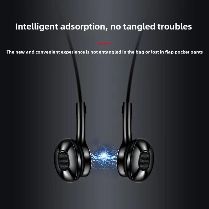 Bluetooth-гарнитура с двумя наушниками, крепление на шею, магнитная конструкция, сверхдлительный режим ожидания, сверхдлительная выносливость, спорт на открытом воздухе