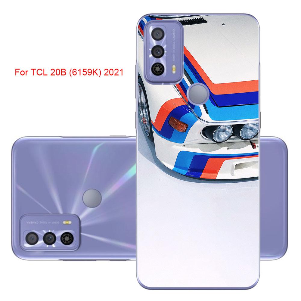 Чехол для телефона TCL 20B (6159К) 2021 6,52-дюймовый мягкий чехол из ТПУ, цветная роскошная популярная печать, мобильные модные сумки