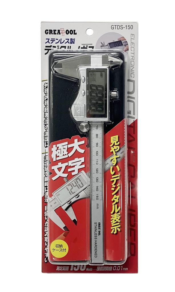 Цифровой штангенциркуль из нержавеющей стали GT GTDS-150