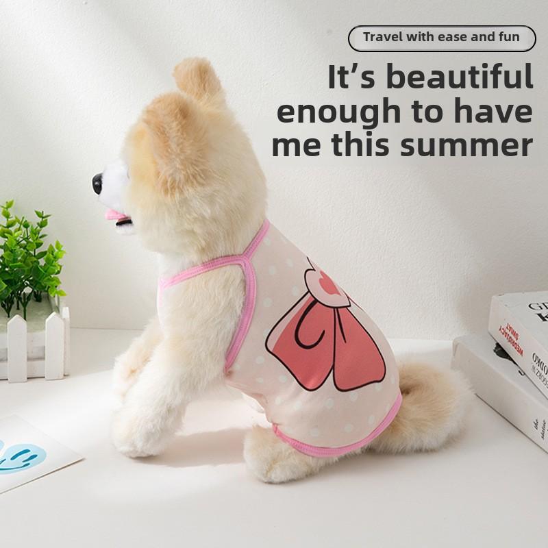 Товары для домашних животных, Новая летняя ультратонкая прохладная одежда, Подтяжки для домашних животных, Ремни, Вентиляция жилетного типа