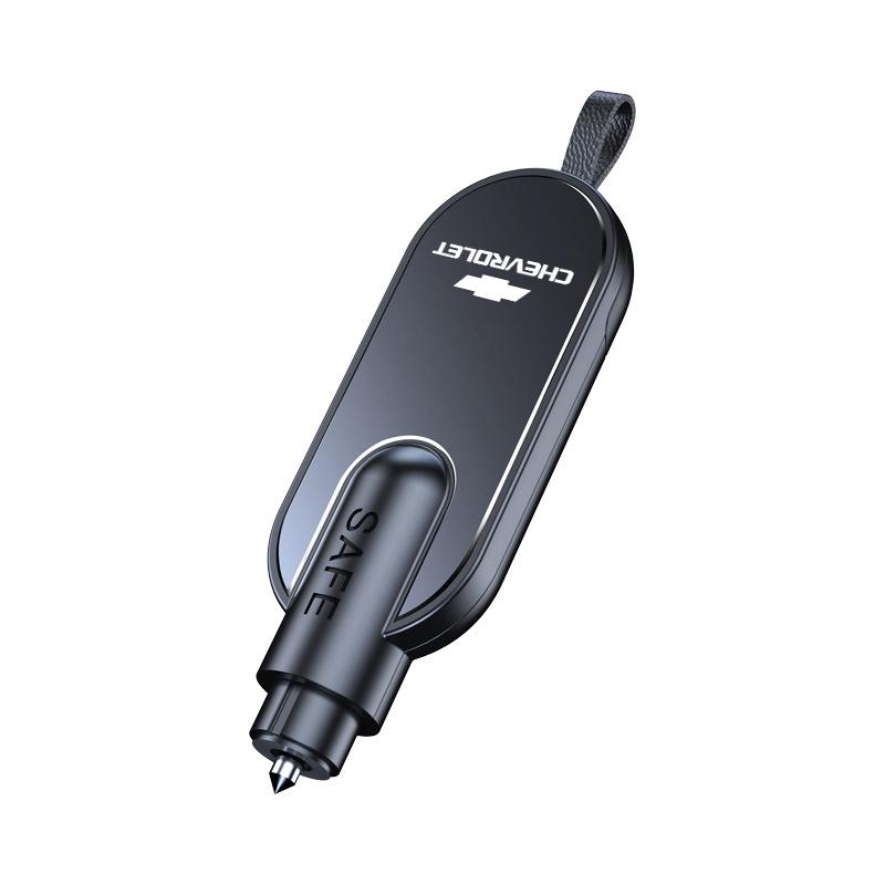 gchx7 Car Safety Rescue Hammer Emergency Escape Tool For Chevrolet Cruze Sonic Silverado Trax Camaro Captiva Equinox Trailblazer Bolt
