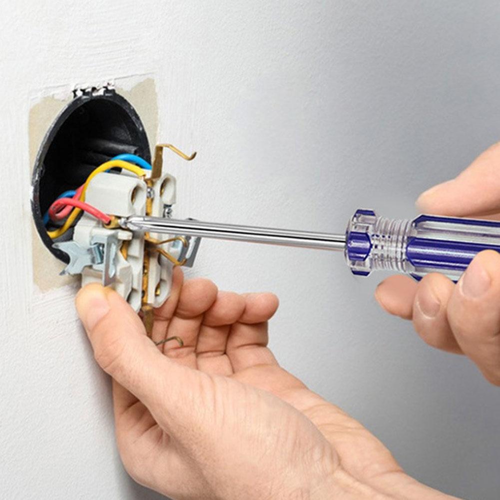 Plastic Handle Screwdriver Portable Small Driver 1pc