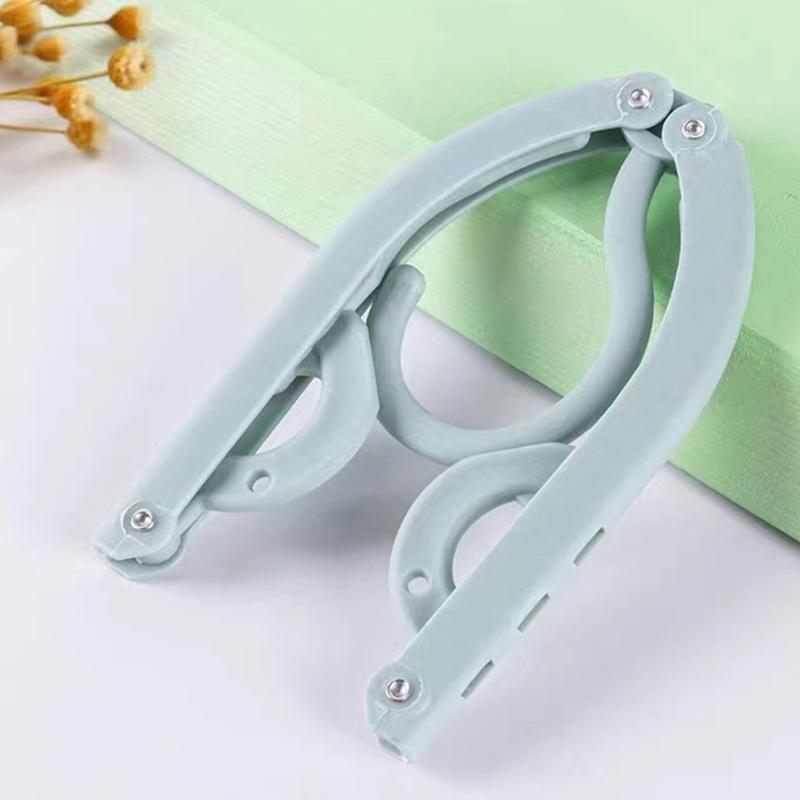 Случайная многофункциональная пластиковая вешалка для одежды, экономящая место в дороге, складная вешалка, креативная вешалка для одежды, детская вешалка