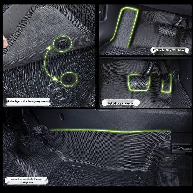 Коврики в салон автомобиля из ТПЭ, серия Logo: Нескользящий, водонепроницаемый и износостойкий