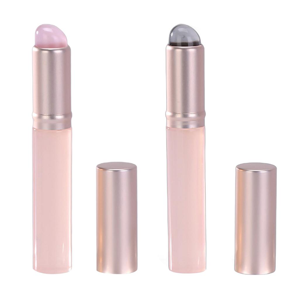 Silicone Lip Brush With Protective Cover Nail Art Brushes Angled Concealer Applicator For Lipstick Smudging