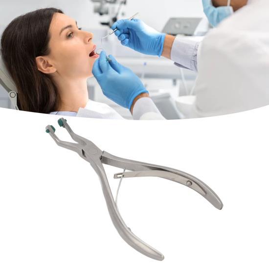 Стоматологические щипцы для коронок, разветвитель из нержавеющей стали, временные щипцы для удаления зубов для стоматолога