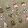 12Pcs/Set No Residue Xmas Refrigerator Magnets Cartoon Magnetic Stickers Fridge Magnets  Home Decor