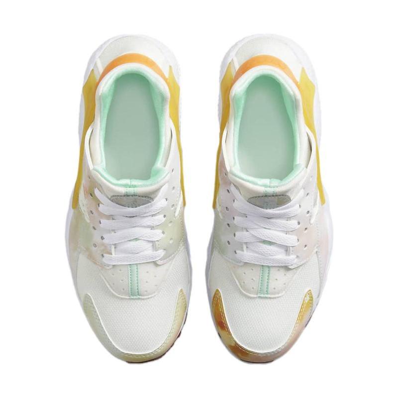 Nike Air Huarache Run GS Износостойкие Легкие Амортизирующие Поддержка Низкий Верх Детские Кроссовки для Бега Розовые Белые Кроссовки FJ7715-171