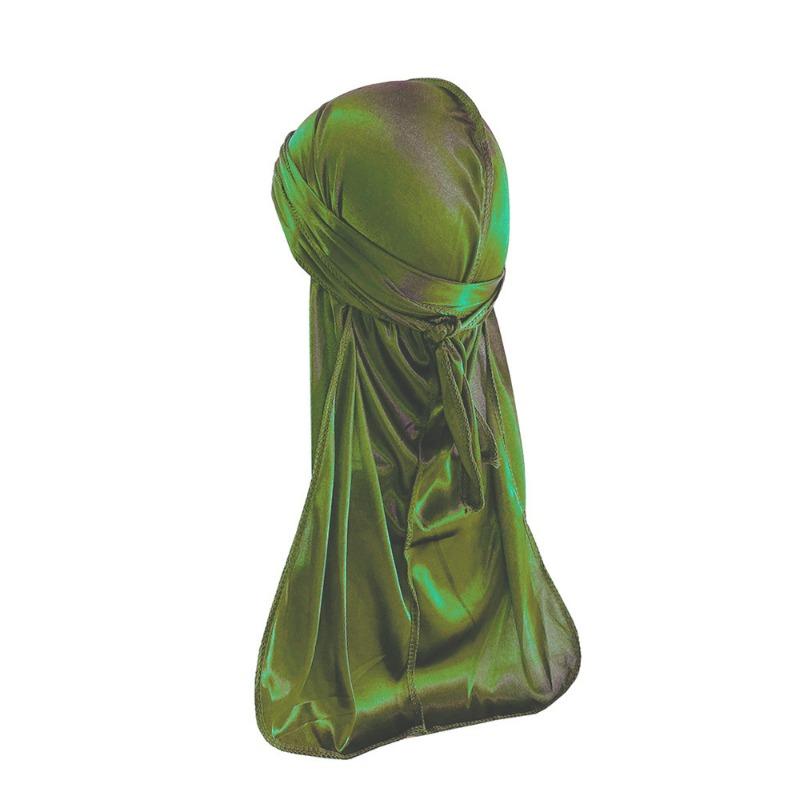 Уличный танцевальный велоспорт шарф на голову на резинке эластичный утолщенный плотный легкий тканевый длинный хвост шляпа SILKY DURAG